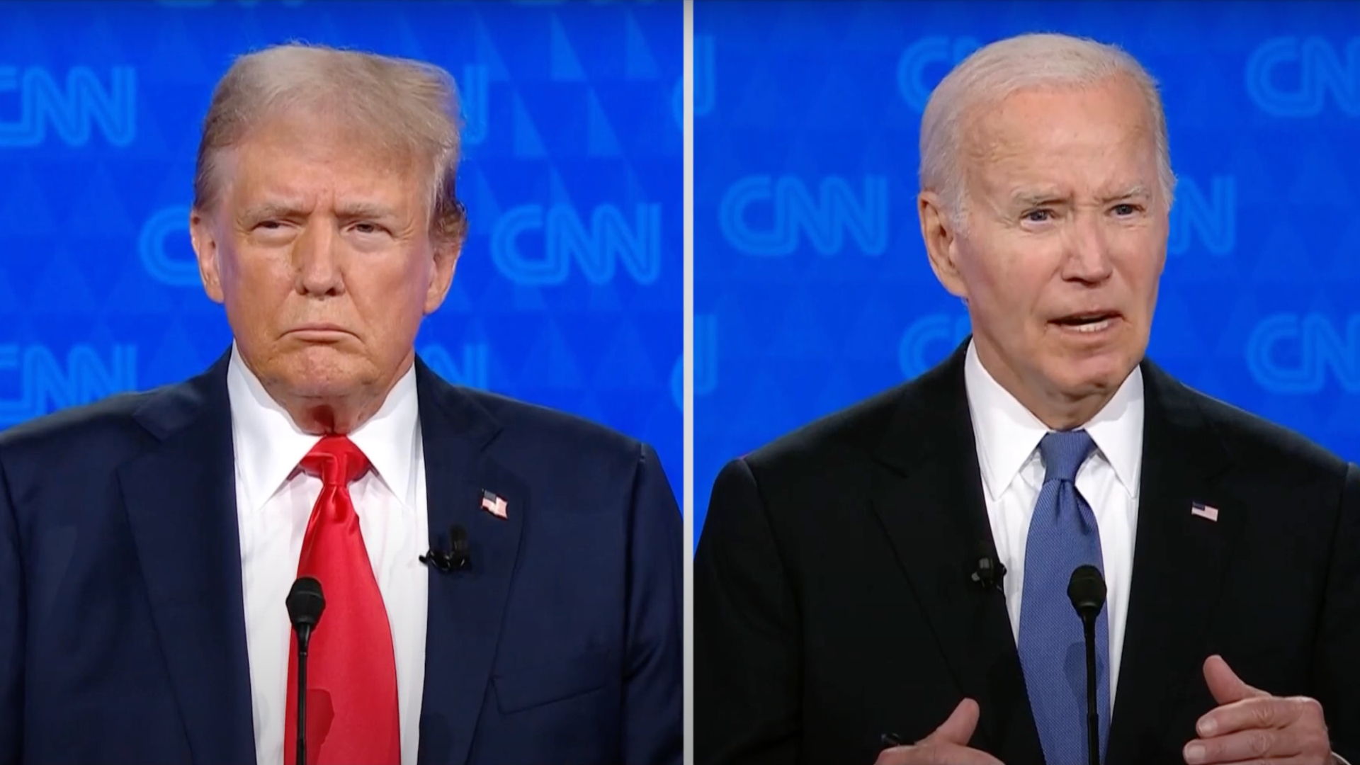 Joe Biden met de grond gelijk gemaakt na eerste TV-debat: ‘seniele oude man’