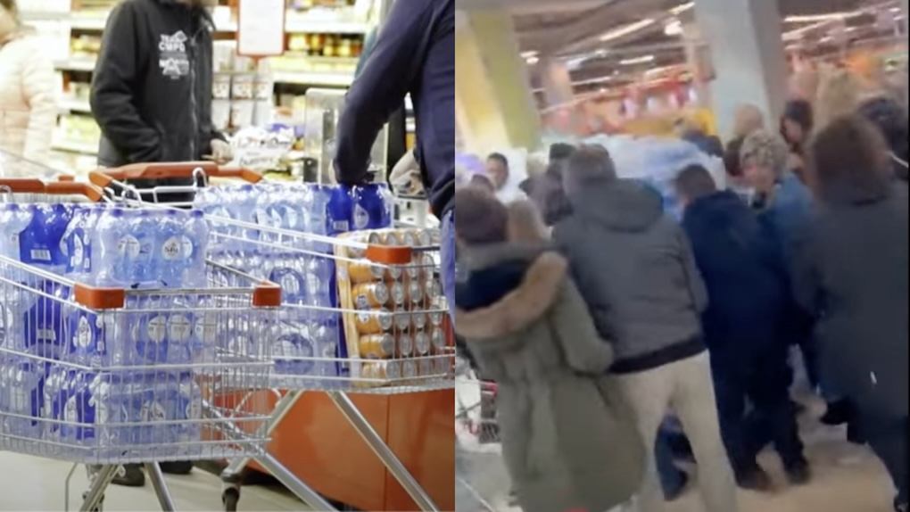 Even Apeldoorn bellen: supermarktgangers in gevecht tijdens jacht op flesjes water